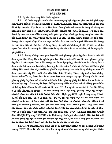 Rèn kỹ năng đọc, hiểu tác phẩm ngoài chương trình cho học sinh Chuyên Văn