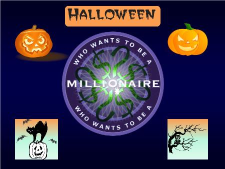 Silde Powerpint Trò chơi Ai là triệu phú halloween