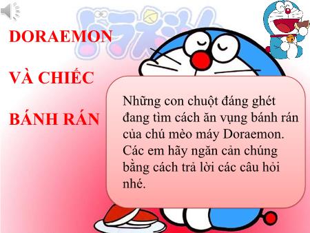 Silde Powerpint Trò chơi Doraemon và chiếc bánh rán