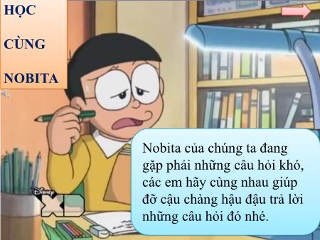 Silde Powerpint Trò chơi Học cùng Nobita